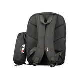 Fila Black Polyester Men Backpack