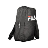 Fila Black Polyester Men Backpack