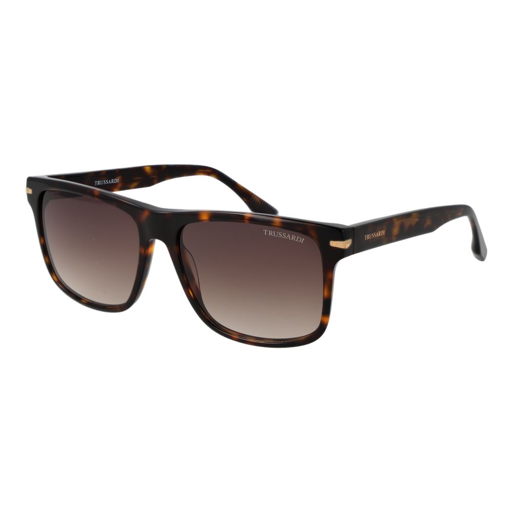 Trussardi Brown Acetate Sunglasses
