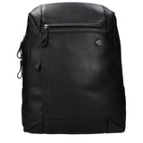 Piquadro Black Leather Backpack