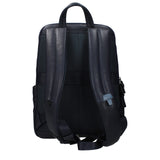 Piquadro Blue Leather Backpack