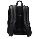 Piquadro Black Leather Backpack