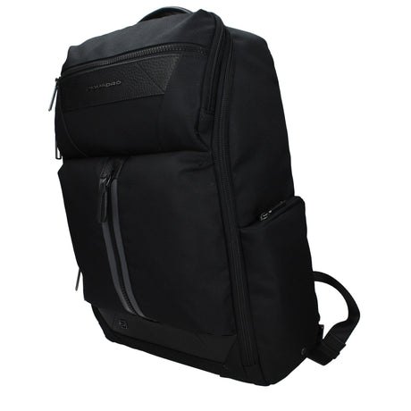 Piquadro Black Fabric Backpack