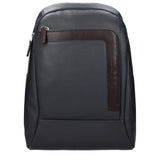 Piquadro Gray Leather Backpack