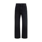 Balmain Black Cotton Jeans Denim