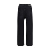 Balmain Black Cotton Jeans Denim