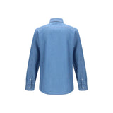 Brunello Cucinelli Blue Denim Shirt
