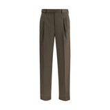 Brioni Bicolor Fleece Wool Casual Pants
